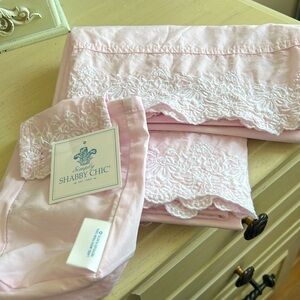 Simply Shabby Chic set of 2 Pillow cases or shams. new!